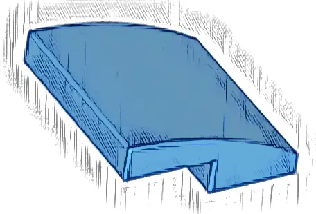 Slope, Curved 2 x 2 x 2/3