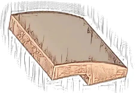 Slope, Curved 2 x 2 x 2/3