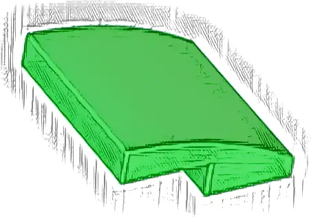 Slope, Curved 2 x 2 x 2/3