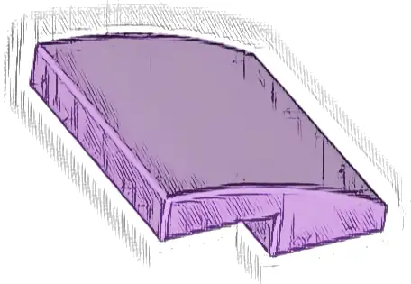 Slope, Curved 2 x 2 x 2/3