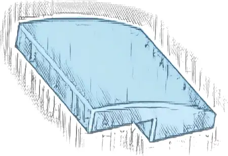 Slope, Curved 2 x 2 x 2/3