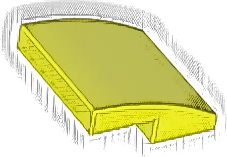 Slope, Curved 2 x 2 x 2/3