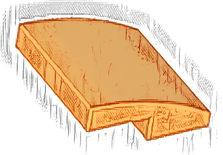 Slope, Curved 2 x 2 x 2/3