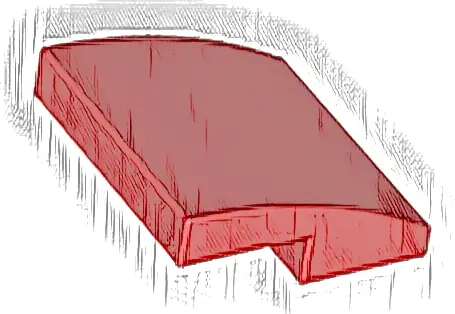Slope, Curved 2 x 2 x 2/3