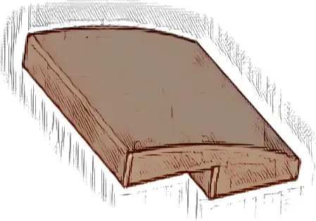 Slope, Curved 2 x 2 x 2/3