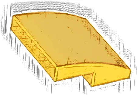 Slope, Curved 2 x 2 x 2/3