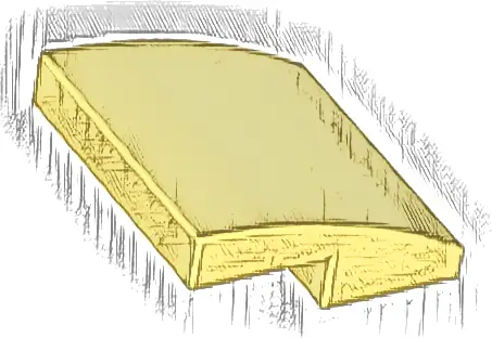 Slope, Curved 2 x 2 x 2/3