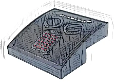 Slope, Curved 2 x 2 x 2/3 with White 'McLaren', 2 Exhaust Pipes and Red Lights Pattern (Sticker) - Set 76918