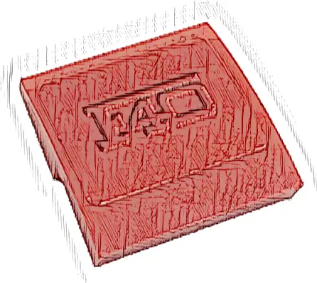 Slope, Curved 2 x 2 x 2/3 with F40 Logo Pattern (Sticker) - Set 76934