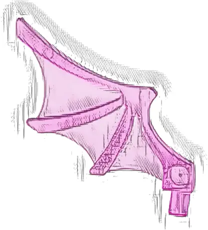 Minifigure Wing Bat Style