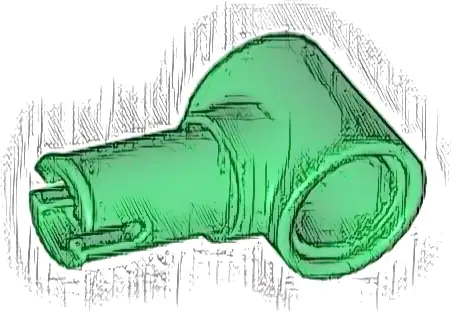 Technic, Pin with Friction Ridges and Pin Hole