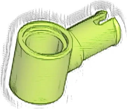 Technic, Pin with Friction Ridges and Pin Hole