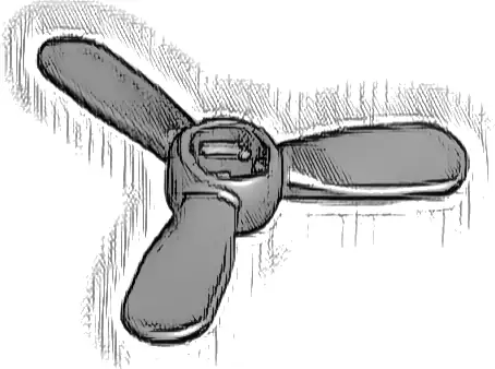 Duplo Propeller Rotor 3 Blade, 4 Diameter