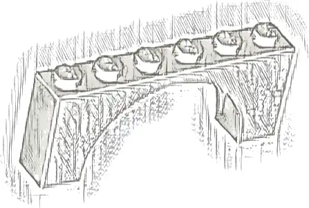 Arch 1 x 6 x 2 - Medium Thick Top without Reinforced Underside