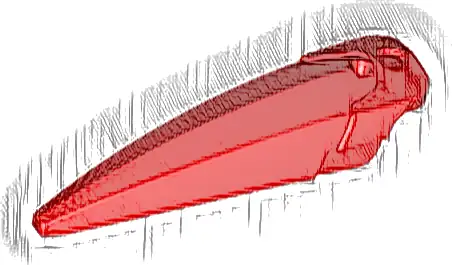 Hero Factory Weapon, Blade Wide Curved