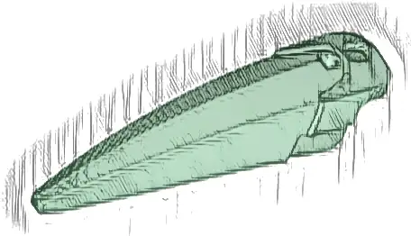 Hero Factory Weapon, Blade Wide Curved