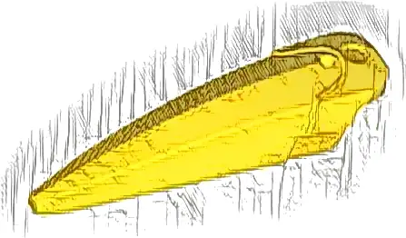 Hero Factory Weapon, Blade Wide Curved