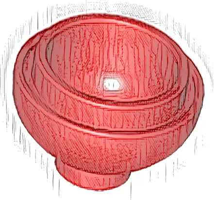 Brick, Round 2 x 2 Dome Bottom