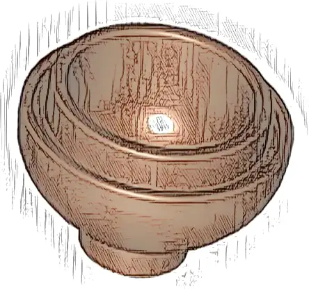 Brick, Round 2 x 2 Dome Bottom