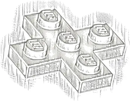 Plate, Modified 3 x 3 Cross