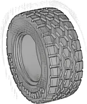 Tire 49.5 x 20