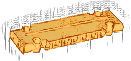 Technic, Panel Plate 3 x 11 x 1