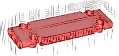 Technic, Panel Plate 3 x 11 x 1