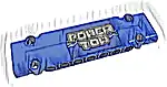 Część LEGO® 15458pb043L Technic, Panel Płytka 3 x 11 x 1 ze Srebrnym 'POWER TOW' i Błyskawicą Wzór Lewa Strona (Naklejka) - Zestaw 42128