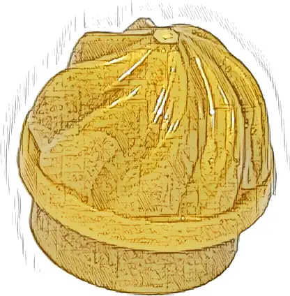 Plate, Round 1 x 1 with Vertical Swirl / Twist