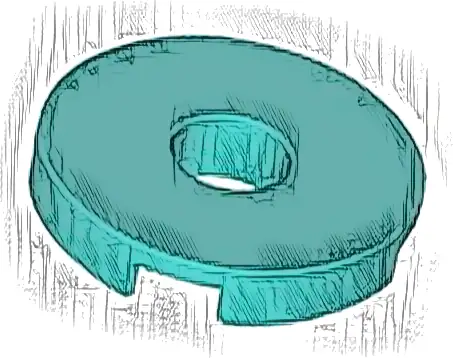 Tile, Round 2 x 2 with Hole