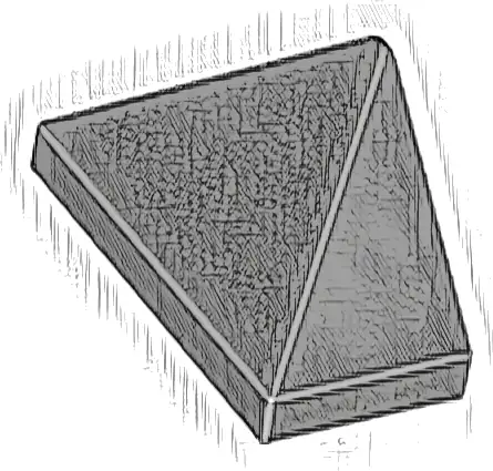 Slope 45 2 x 1 Triple with Bottom Stud Holder