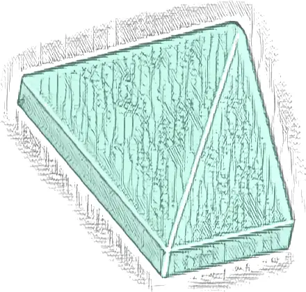Slope 45 2 x 1 Triple with Bottom Stud Holder