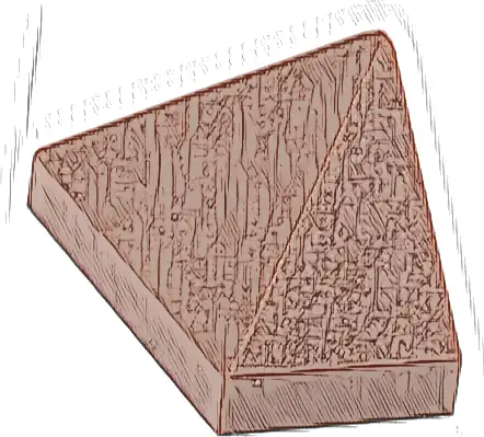 Slope 45 2 x 1 Triple with Bottom Stud Holder