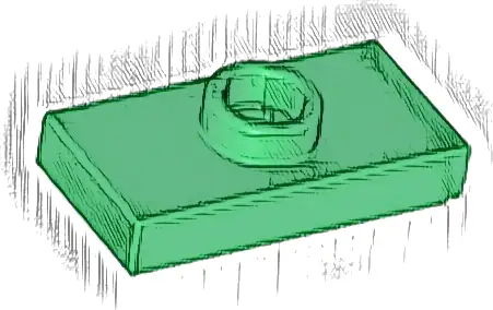 Plate, Modified 1 x 2 with 1 Stud with Groove and Bottom Stud Holder (Jumper)
