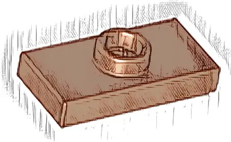 Plate, Modified 1 x 2 with 1 Stud with Groove and Bottom Stud Holder (Jumper)