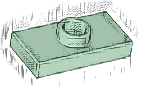Plate, Modified 1 x 2 with 1 Stud with Groove and Bottom Stud Holder (Jumper)