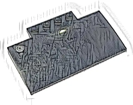 Slope, Curved 5 x 8 x 2/3 with 4 Studs with Silver Fuel Filler Cap on Transparent Background Pattern (Sticker) - Set 76912