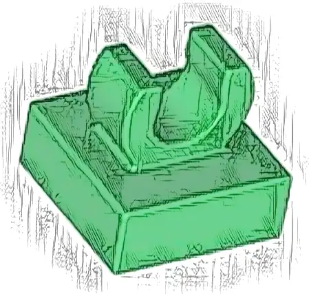 Tile, Modified 1 x 1 with Open O Clip