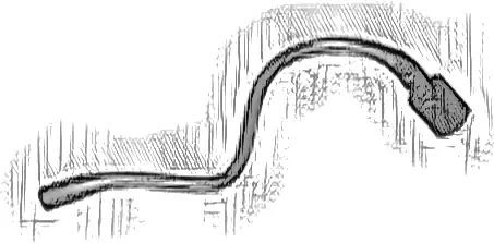 Na'vi Neural Queue / Whip with Bar and Bar Hole