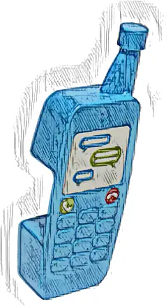 Duplo Utensil Telephone, Mobile with Keypad and Speech Bubbles Pattern