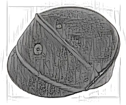 Minifigure, Headgear Cap, SW Imperial Officer with Silver Code Disk Pattern