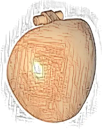 Large Figure Armor, Round, Smooth with Bar Handle - Free Ends