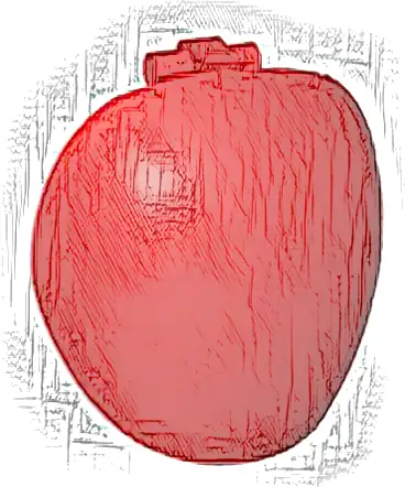 Large Figure Armor, Round, Smooth with Bar Handle - Free Ends