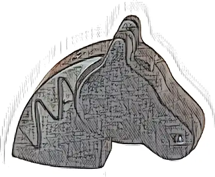 Minifigure, Utensil Horse Head with Neck and Mane