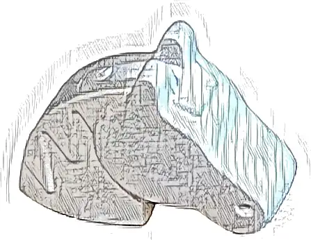 Minifigure, Utensil Horse Head with Neck and Mane