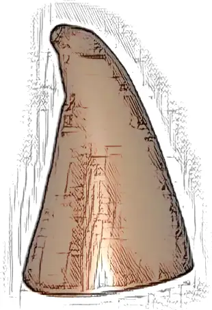 Minifigure, Headgear Hat, Cone Drooping, Wizard