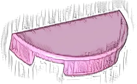 Tile, Round 1 x 2 Half