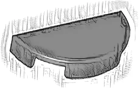 Tile, Round 1 x 2 Half