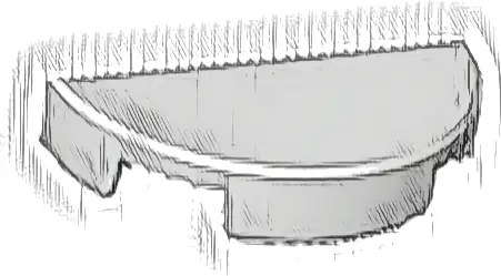 Tile, Round 1 x 2 Half