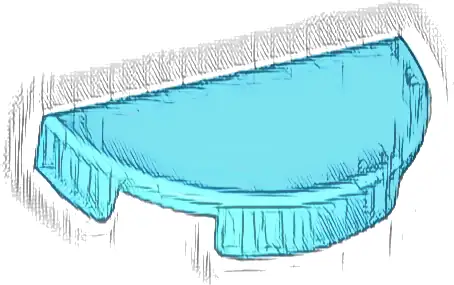 Tile, Round 1 x 2 Half